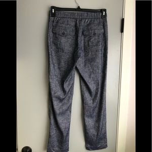 Theory linen blend pants, size 4 Blue